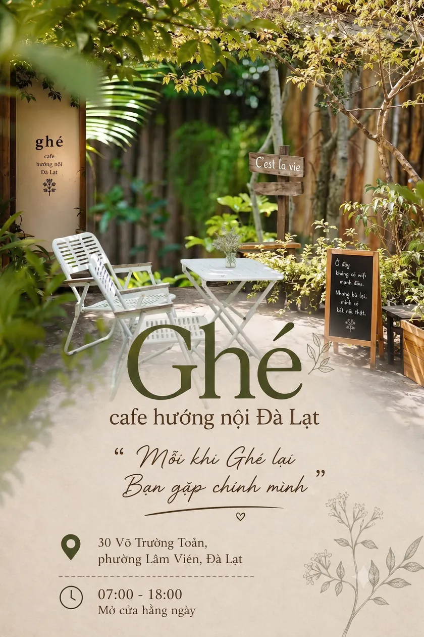 Ghé cafe hương nội Đà Lạt